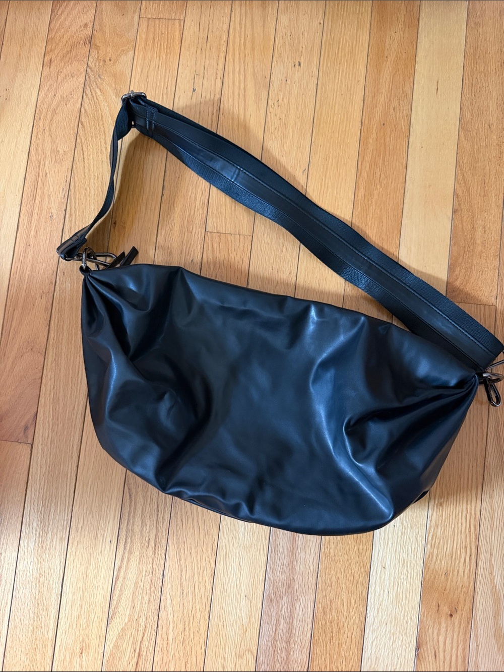 HAUTE SHORE Black Crossbody Shoulder Bag